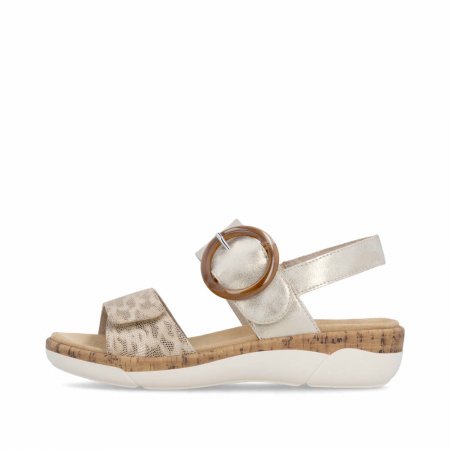 Remonte Damen Riemchensandalen - Gold