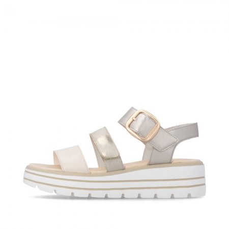 Remonte Damen Keilsandaletten - Gold Remonte Damen Keilsandaletten - Gold
