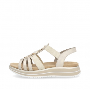 Remonte Damen Riemchensandalen - Metallic