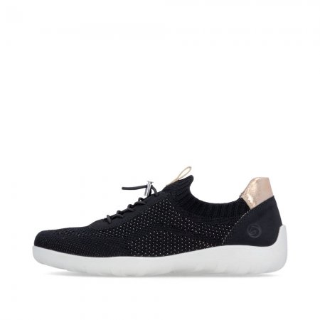 Remonte Damen Slipper - Schwarz Remonte Damen Slipper - Schwarz