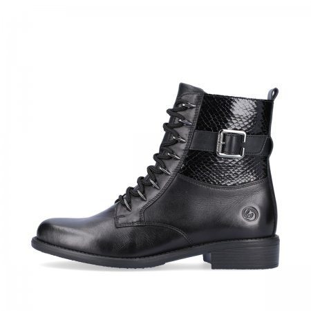 Remonte Damen Biker Boots - Schwarz