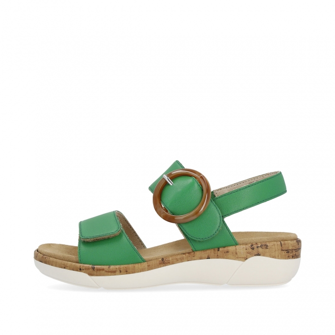 Remonte Damen Riemchensandalen - Grün