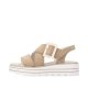 Remonte Damen Keilsandaletten - Beige Remonte Damen Keilsandaletten - Beige
