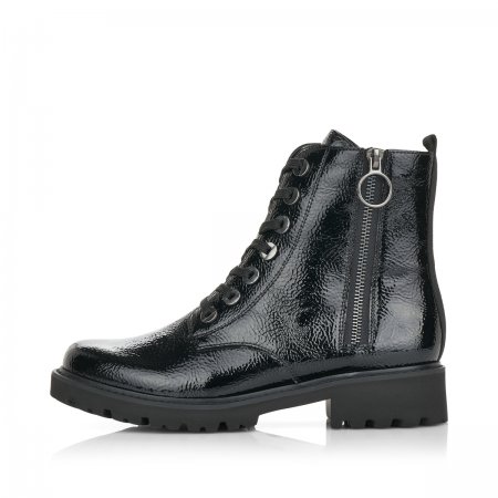 Remonte Damen Schnürstiefel - Schwarz