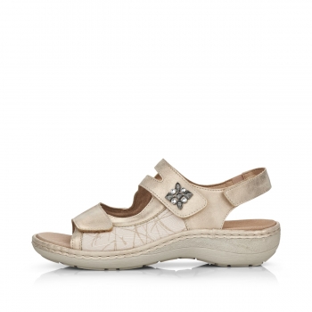 Remonte Damen Riemchensandalen - Metallic