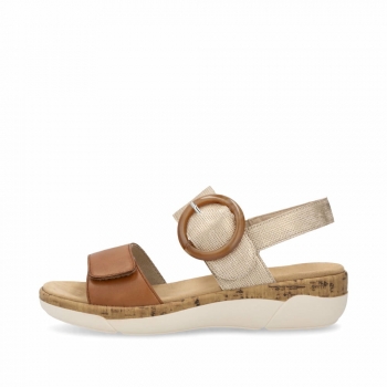 Remonte Damen Riemchensandalen - Braun