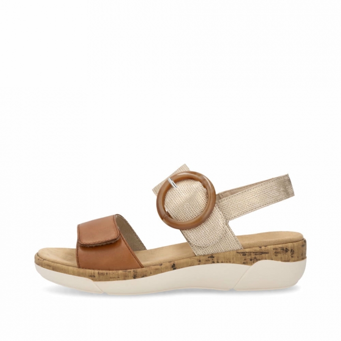 Remonte Damen Riemchensandalen - Braun