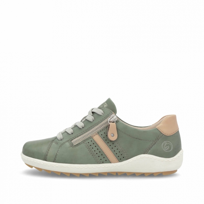 Remonte Damen Schnürschuhe - Grün