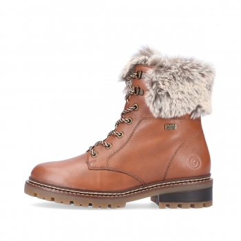 Remonte Damen Schnürstiefel - Braun