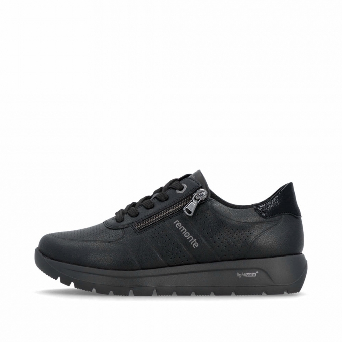 Remonte Damen Schnürschuhe - Schwarz