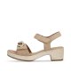 Remonte Damen Riemchensandaletten - Beige Remonte Damen Riemchensandaletten - Beige