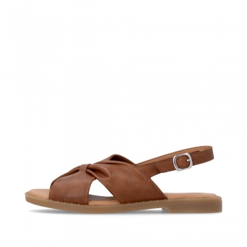 Remonte Damen Riemchensandalen - Braun