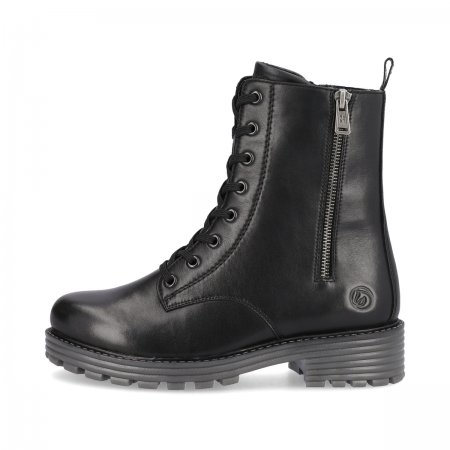 Remonte Damen Schnürstiefel - Schwarz