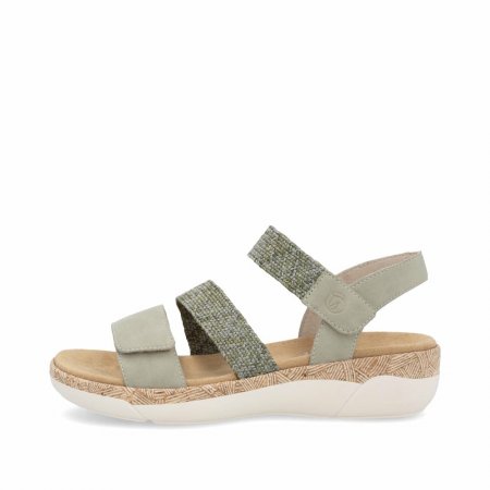 Remonte Damen Riemchensandalen - Grün