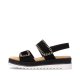 Remonte Damen Riemchensandalen - Schwarz Remonte Damen Riemchensandalen - Schwarz