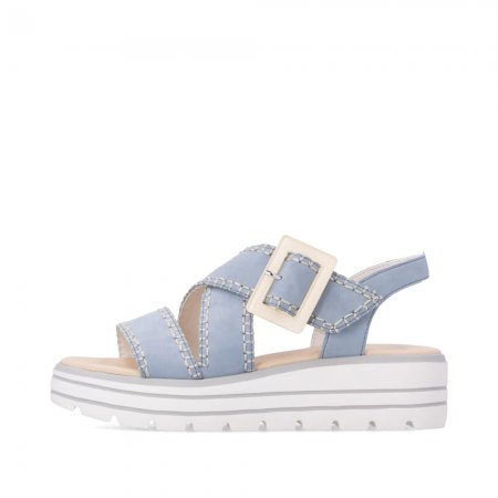 Remonte Damen Keilsandaletten - Blau Remonte Damen Keilsandaletten - Blau