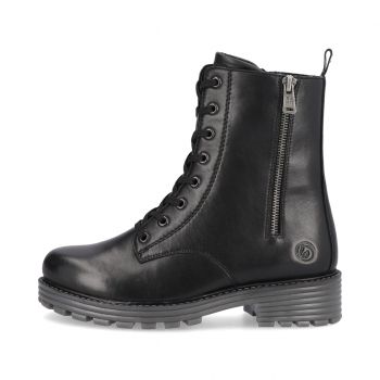 Remonte Damen Schnürstiefel - Schwarz