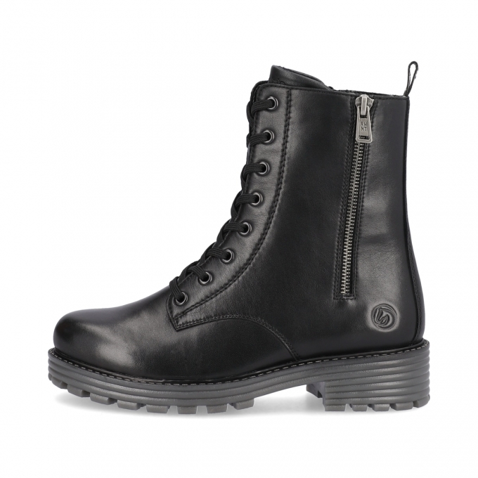Remonte Damen Schnürstiefel - Schwarz