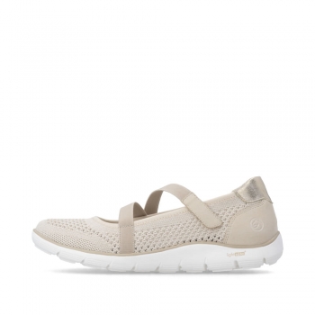 Remonte Damen Ballerinas - Beige