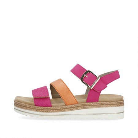 Remonte Damen Riemchensandalen - Rosa