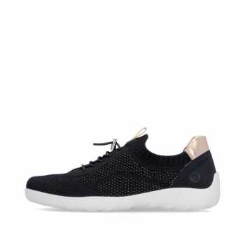 Remonte Damen Slipper - Schwarz