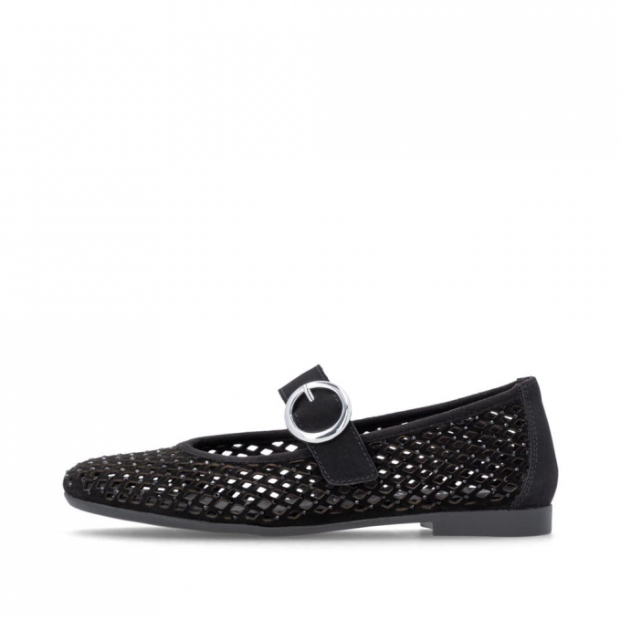 Remonte Damen Ballerinas - Schwarz