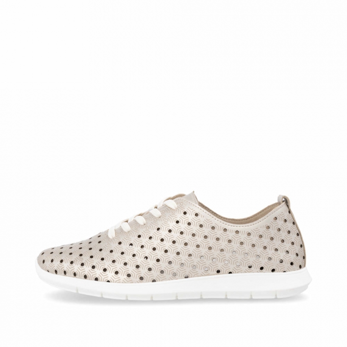 Remonte Damen Schnürschuhe - Metallic