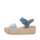 Remonte Damen Riemchensandalen - Blau