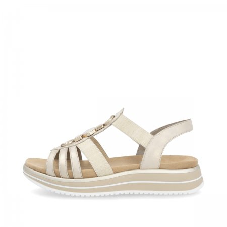 Remonte Damen Riemchensandalen - Metallic