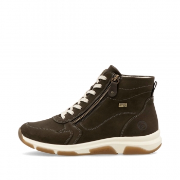 Remonte Damen Schnürstiefel - Braun