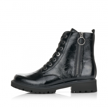 Remonte Damen Schnürstiefel - Schwarz