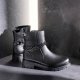 Remonte Damen Biker Boots - Schwarz Remonte Damen Biker Boots - Schwarz