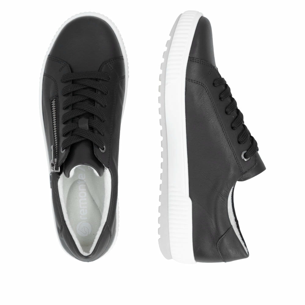Remonte Damen Schnürschuhe - Schwarz