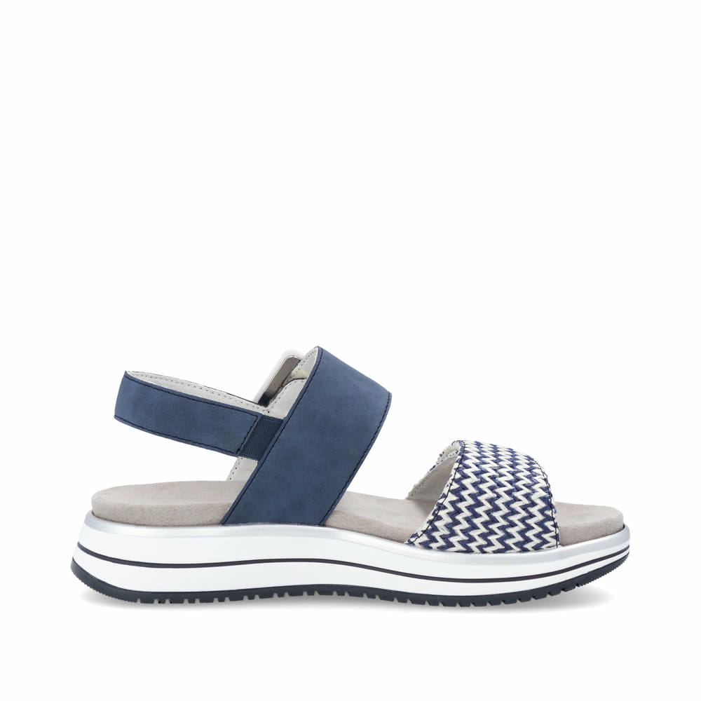 Remonte Damen Riemchensandalen - Blau