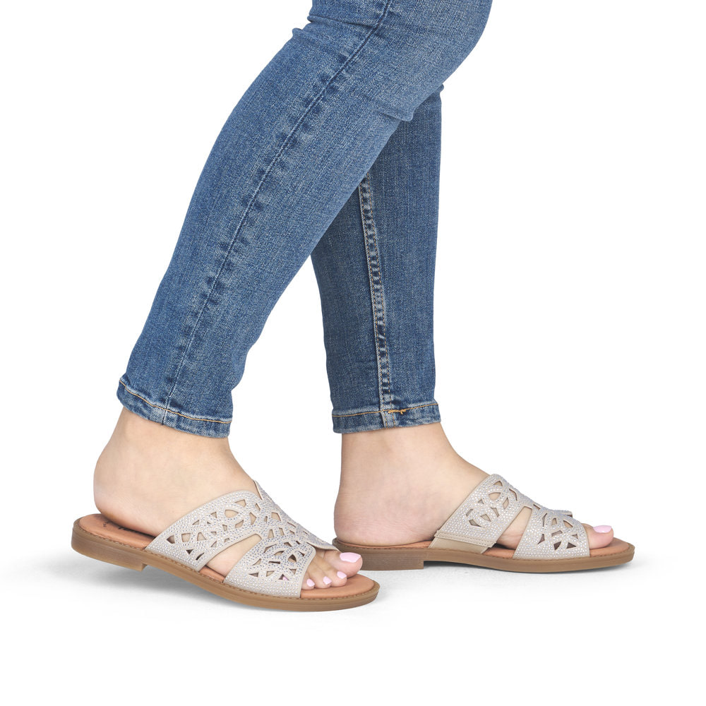 Remonte Damen Pantoletten - Beige