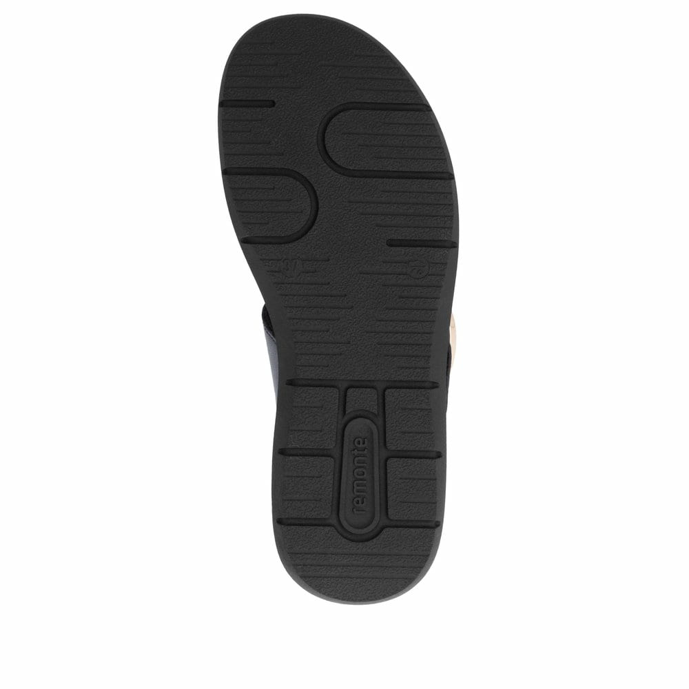 Remonte Damen Riemchensandalen - Schwarz