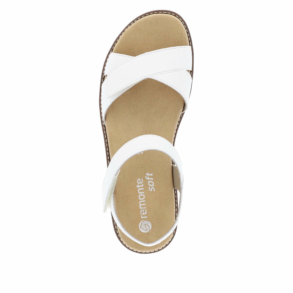 Remonte Damen Riemchensandalen - Weiss