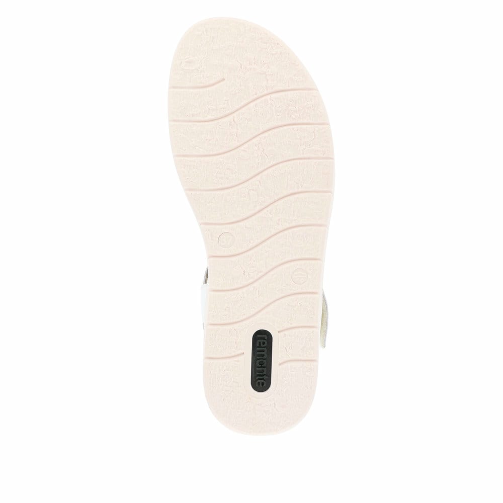 Remonte Damen Riemchensandalen - Weiss