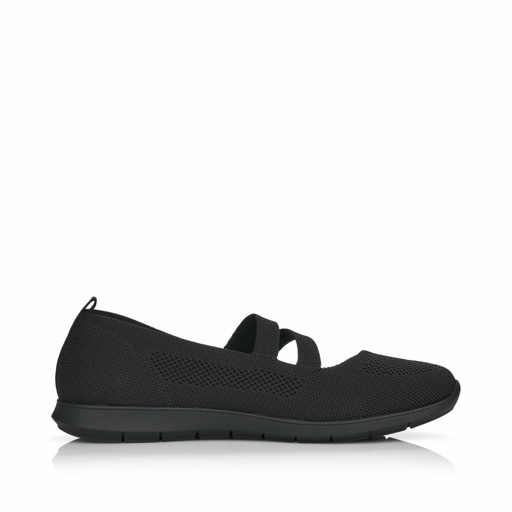 Remonte Damen Ballerinas - Schwarz