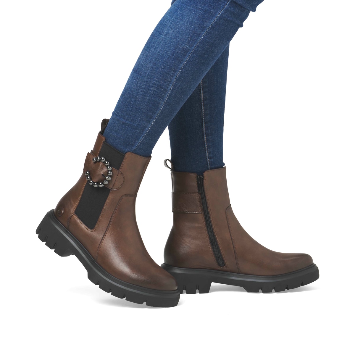 Remonte Damen Chelsea Boots - Braun