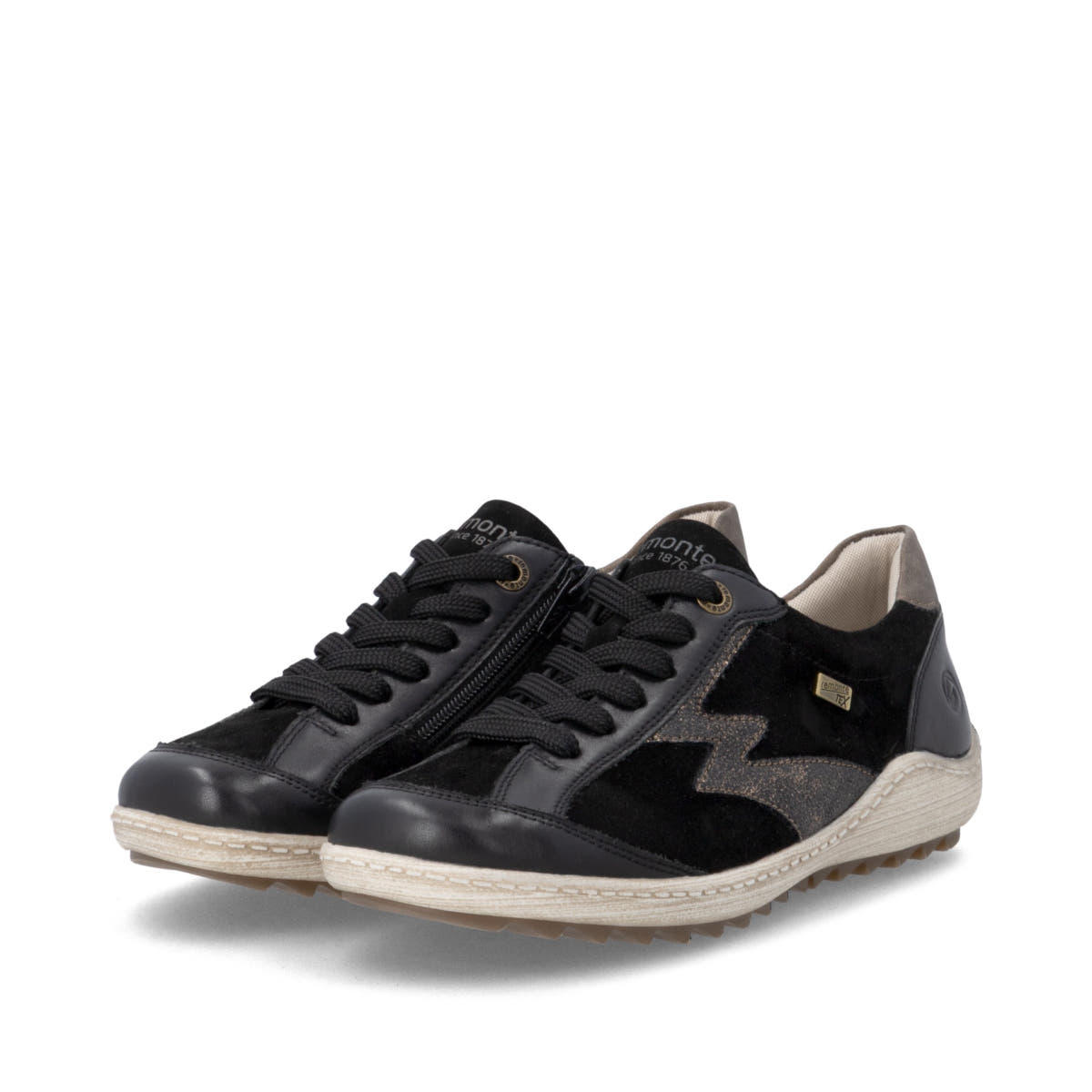 Remonte Damen Schnürschuhe - Schwarz