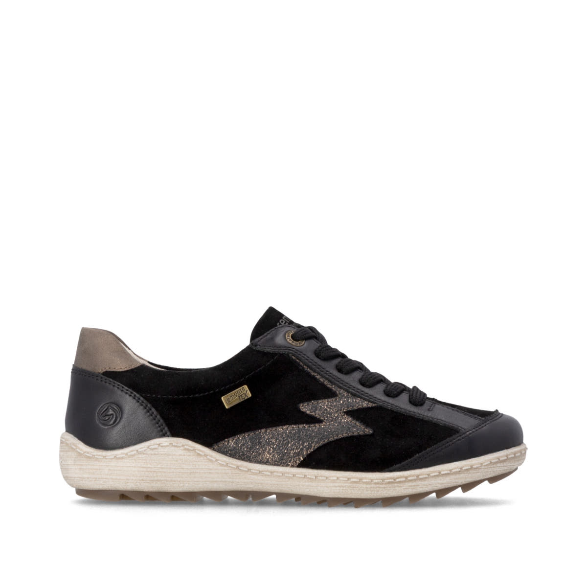 Remonte Damen Schnürschuhe - Schwarz