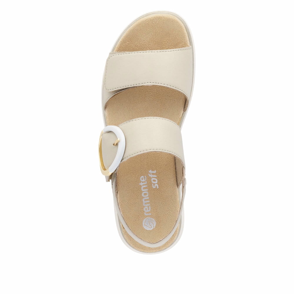 Remonte Damen Riemchensandalen - Weiss