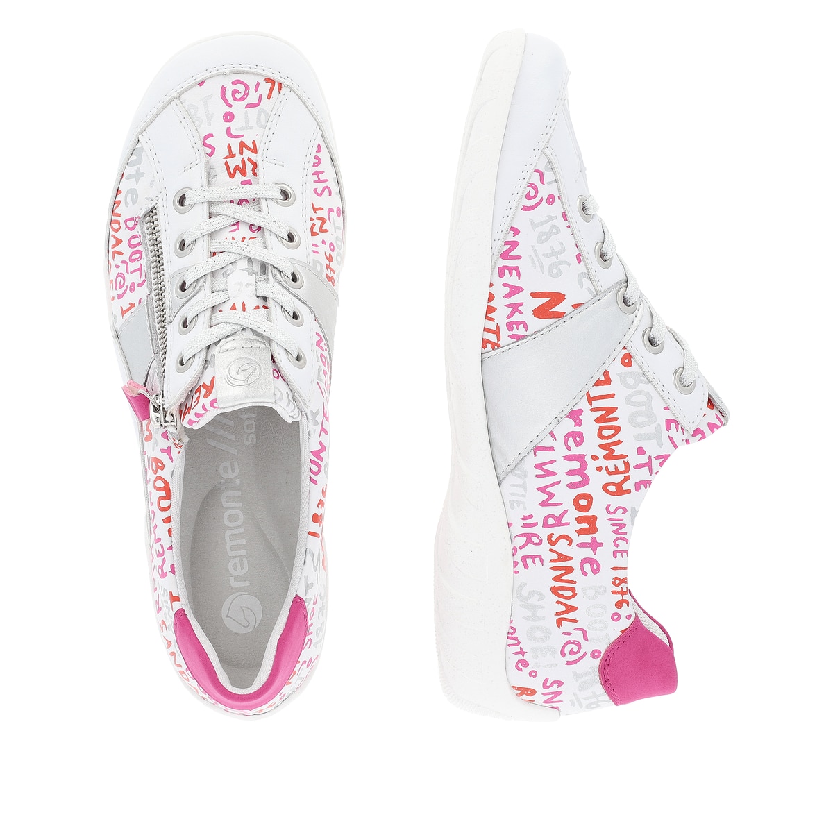 Remonte Damen Schnürschuhe - Weiss