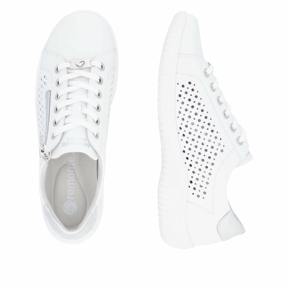 Remonte Damen Schnürschuhe - Weiss