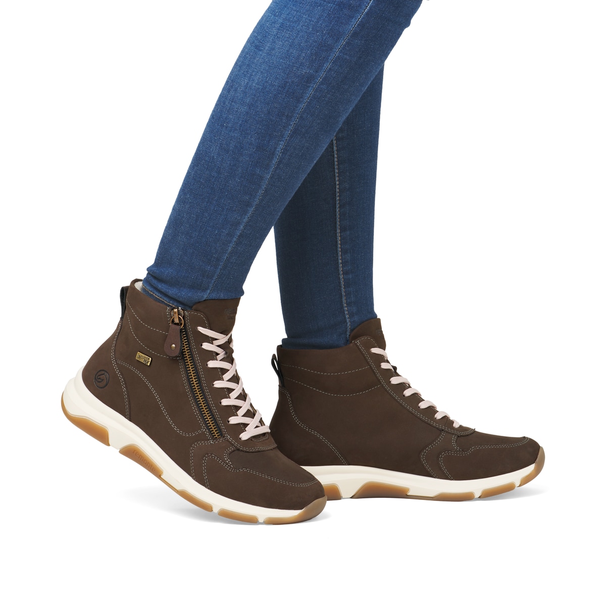 Remonte Damen Schnürstiefel - Braun