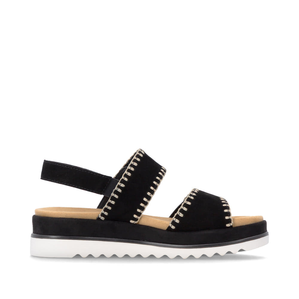 Remonte Damen Riemchensandalen - Schwarz