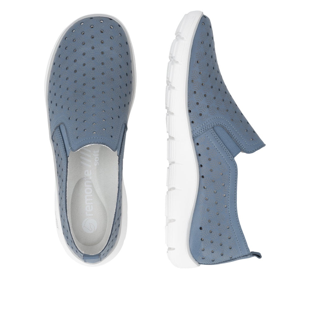 Remonte Damen Slipper - Blau