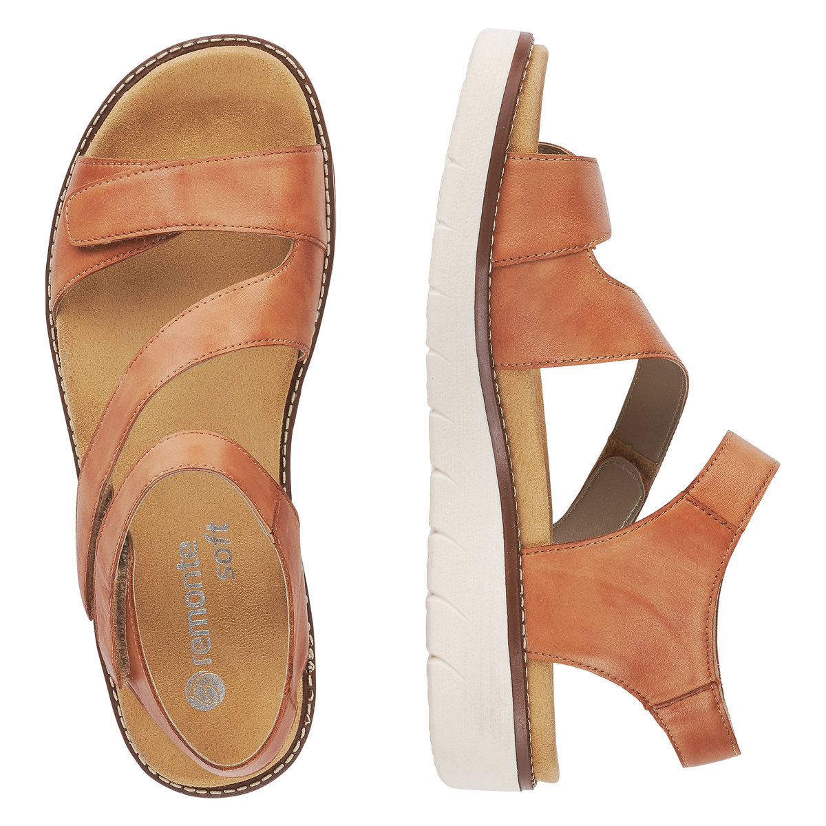 Remonte Damen Riemchensandalen - Braun