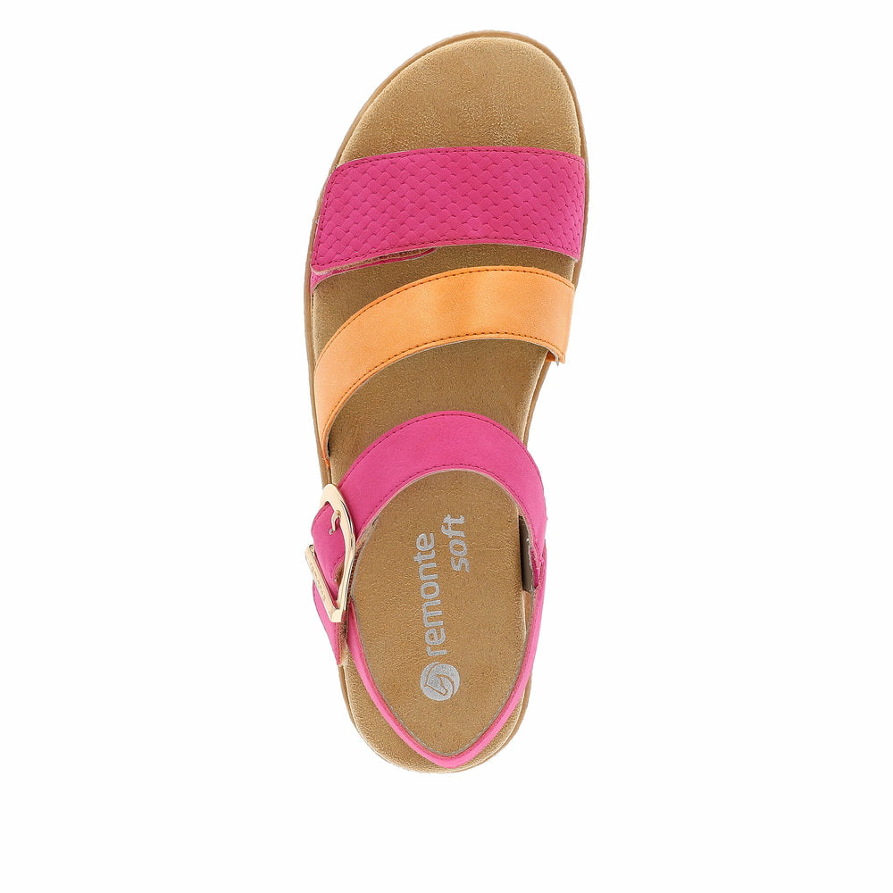 Remonte Damen Riemchensandalen - Rosa